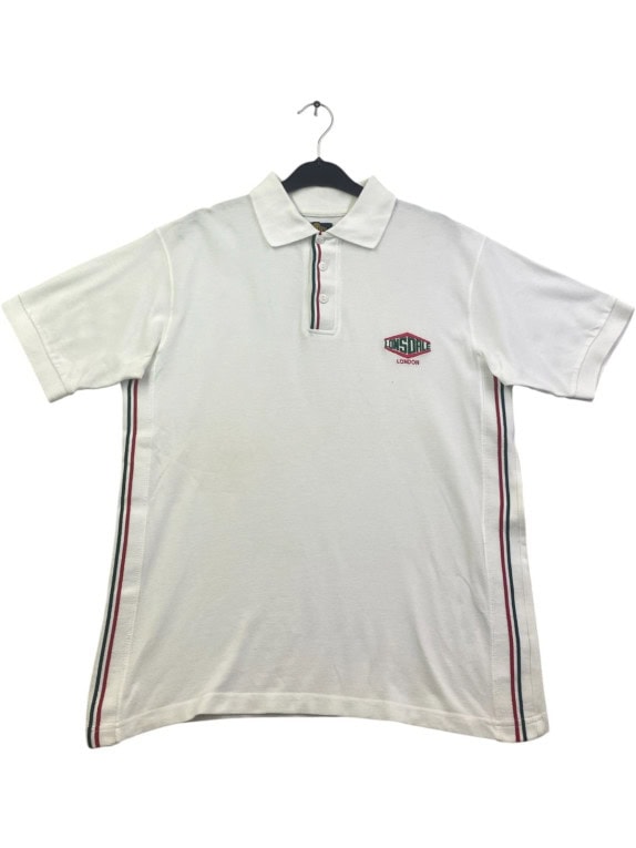 LONSDALE POLO SHIRT RETRO OFF WHITE ΑΝΤΡΙΚΟ PRE OWNED L
