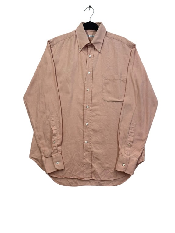 Loro Piana Cotton Shirt Luxury Italian Pink Men's L