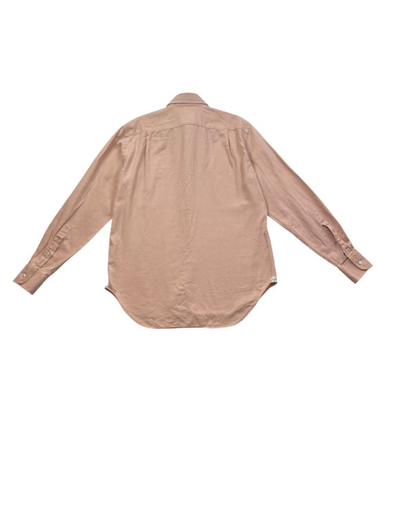 Loro Piana Cotton Shirt Luxury Italian Pink Men's L