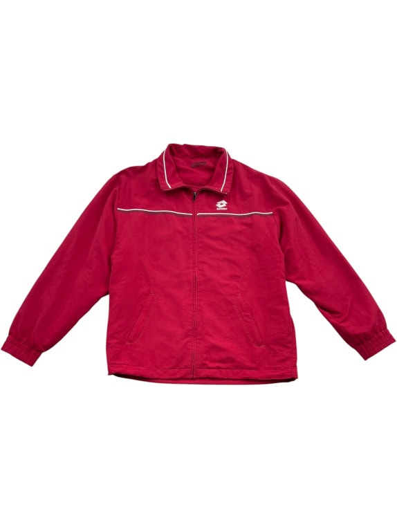 LOTTO ΑΘΛΗΤΙΚΗ ΖΑΚΕΤΑ RETRO STYLE ΚΟΚΚΙΝΗ UNISEX L