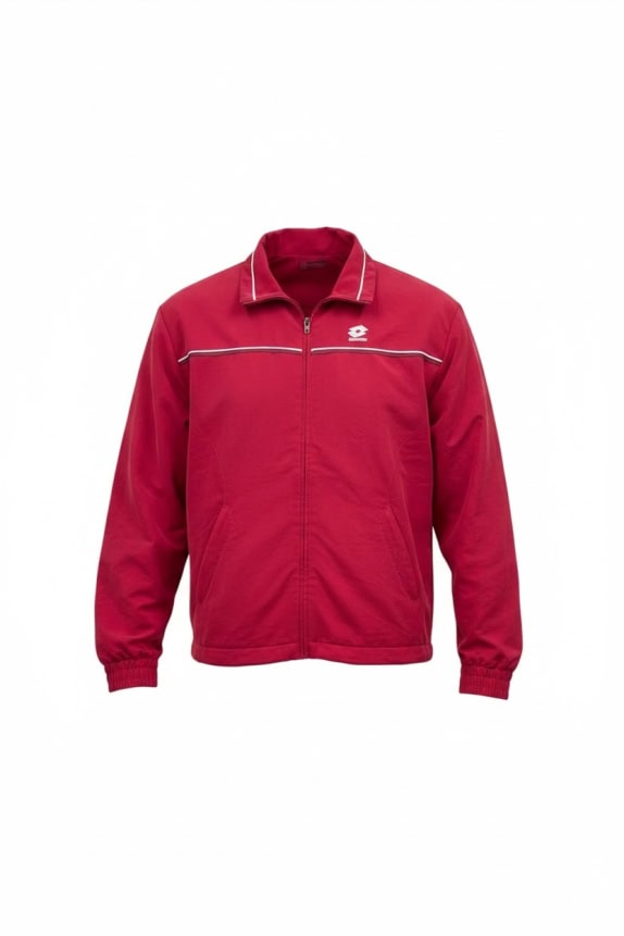 LOTTO ΑΘΛΗΤΙΚΗ ΖΑΚΕΤΑ RETRO STYLE ΚΟΚΚΙΝΗ UNISEX L