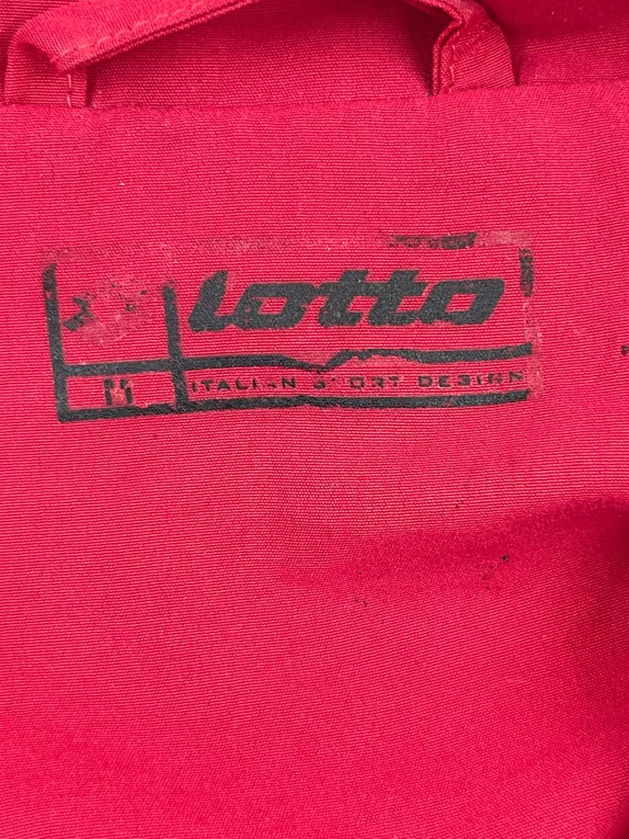 LOTTO ΑΘΛΗΤΙΚΗ ΖΑΚΕΤΑ RETRO STYLE ΚΟΚΚΙΝΗ UNISEX L
