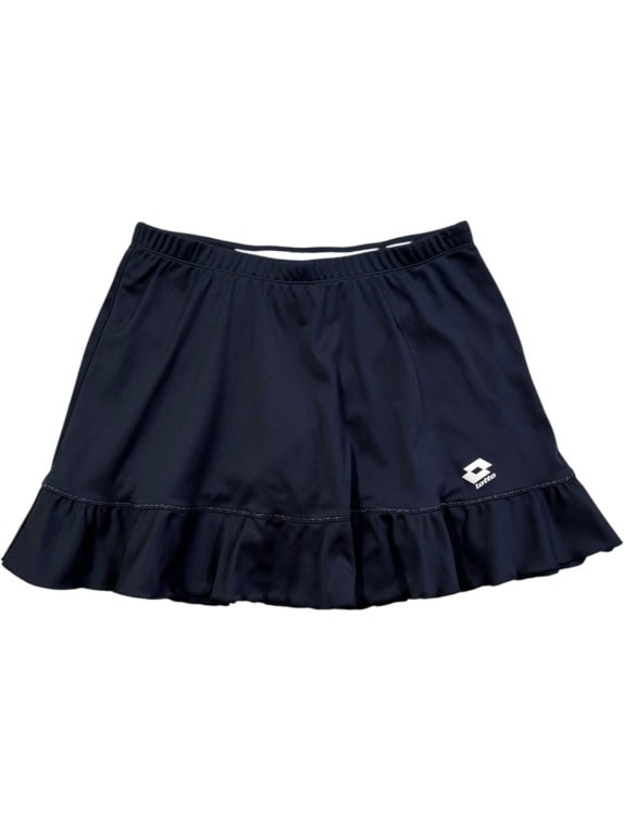 LOTTO TENNIS SKIRT SPORTSWEAR NAVY WOMEN PRE OWNED M