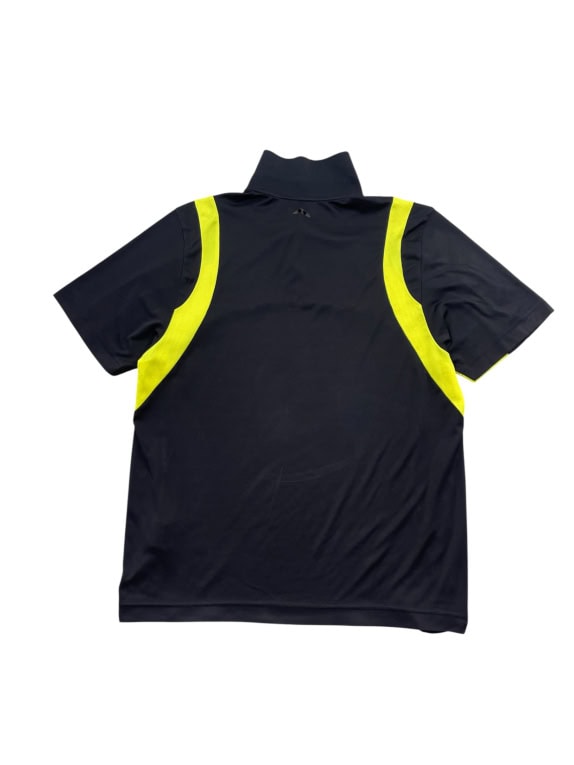 LOTTO ΜΠΛΟΥΖΑ POLO ΑΘΛΗΤΙΚΗ LOGO BLACK/NEON YELLOW ΑΝΔΡΙΚΗ M