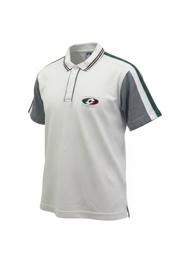 LOTTO POLO RETRO SPORTSWEAR OFF WHITE UOMO PRE OWNED L