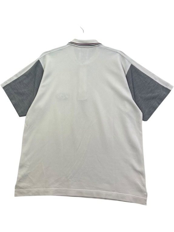 LOTTO POLO SHIRT RETRO SPORTSWEAR OFF WHITE MENS PRE OWNED L