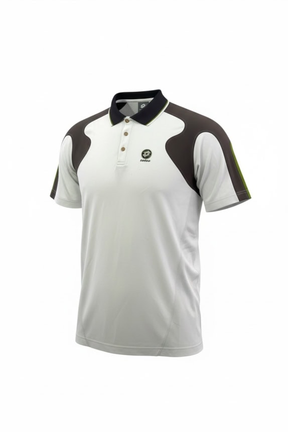 LOTTO Polo Μπλούζα Sport Logo Λευκό UNISEX XXL