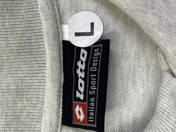 LOTTO POLO SHIRT MINIMAL OFF WHITE MEN PRE OWNED L