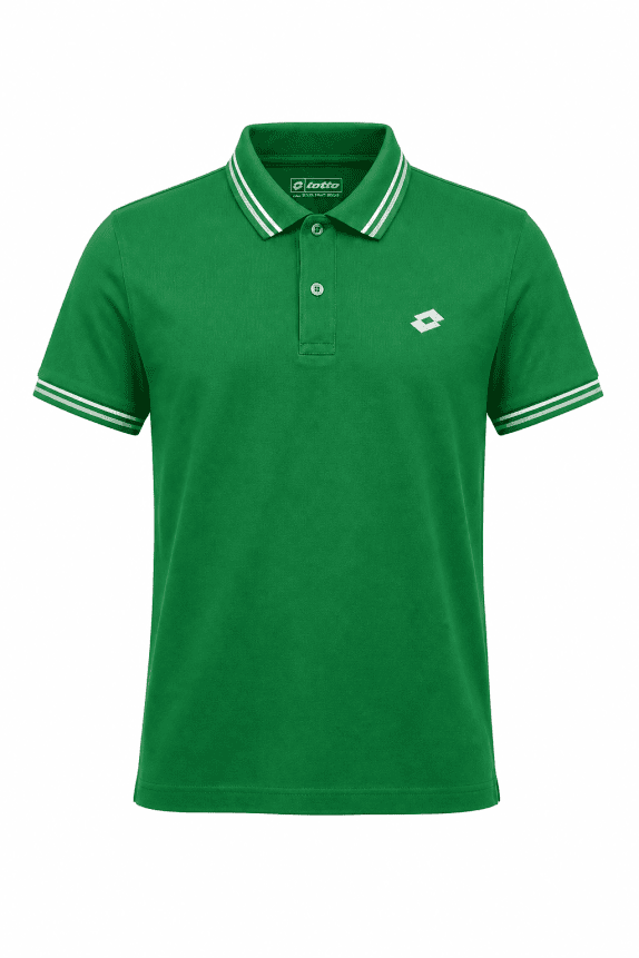 LOTTO POLO SHIRT RETRO ΠΡΑΣΙΝΟ ΑΝΤΡΙΚΟ PRE OWNED M