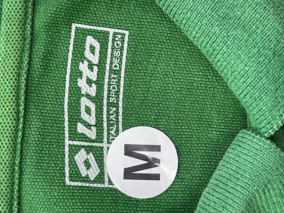 LOTTO POLO SHIRT RETRO ΠΡΑΣΙΝΟ ΑΝΤΡΙΚΟ PRE OWNED M