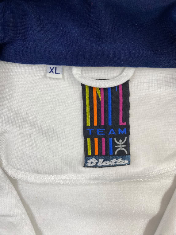 LOTTO VINTAGE TRACKSUIT SET WITH LOGO TAPING BLUE/WHITE MEN'S XL