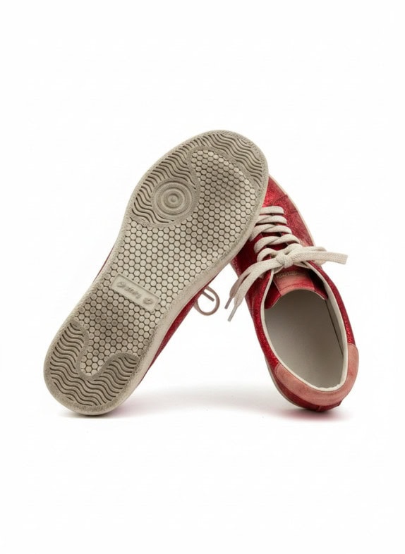 90s LOTTO SNEAKERS RETRO ΚΟΚΚΙΝΟ ΓΥΝΑΙΚΕΙΟ PRE OWNED EU 41