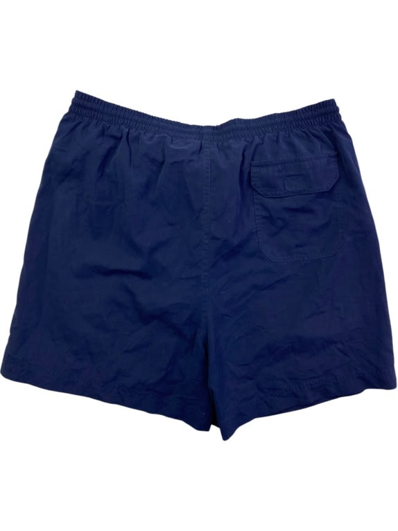 LOTTO ATHLETIC SHORTS VINTAGE STYLE LOGO NAVY BLUE MEN L