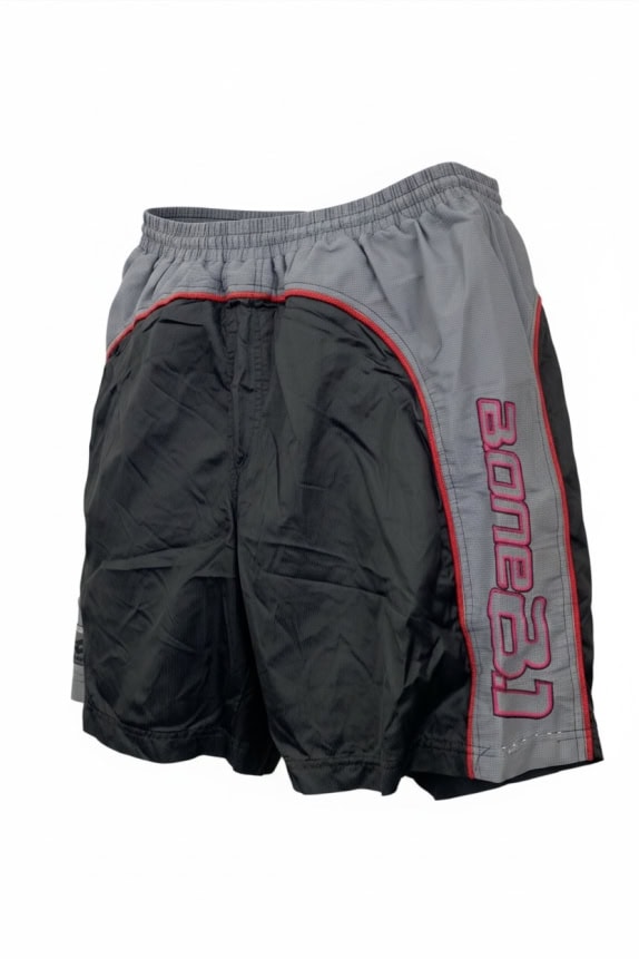Lotto Shorts Big Logo Black Grey Unisex XXL