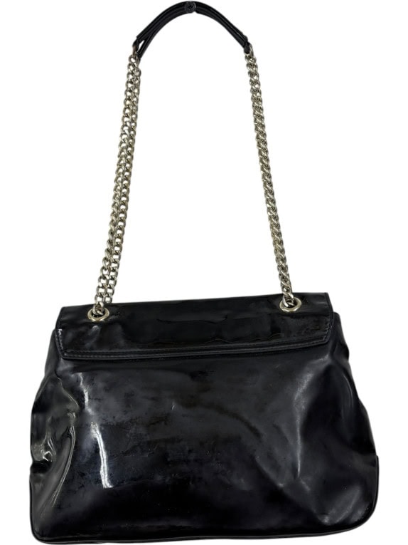 LOVE MOSCHINO ΤΣΑΝΤΑ ΩΜΟΥ SPELL OUT ΜΑΥΡΗ ΓΥΝΑΙΚΕΙΑ PRE OWNED