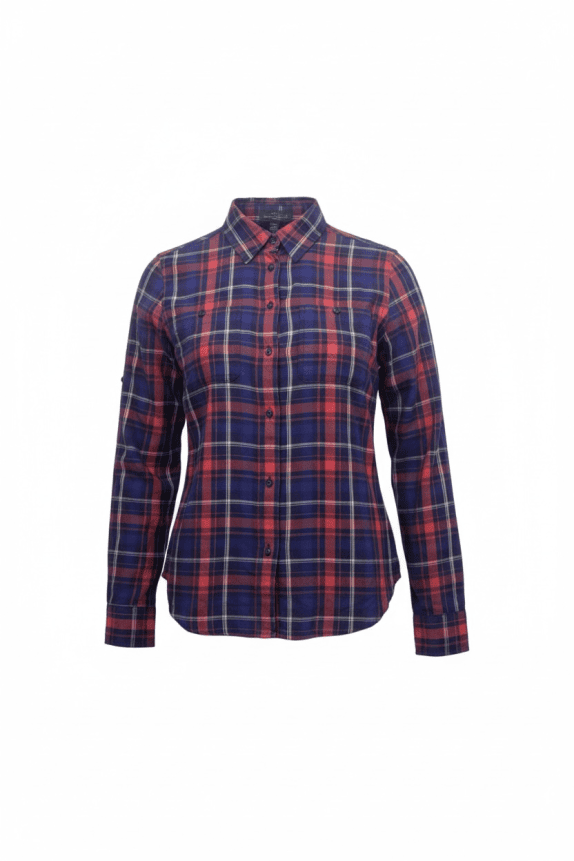 LRL LAUREN JEANS CO RALPH LAUREN Πουκάμισο Καρό Classic Logo Μπλε/Κόκκινο Γυναικείο M