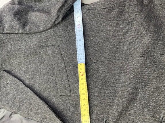 90s LUCA DAL MONTE SUIT CLASSIC GREY MEN PRE OWNED L