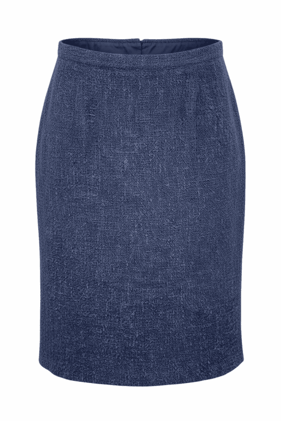 Luisa Spagnoli Blue Tweed Midi Skirt Women’s XL