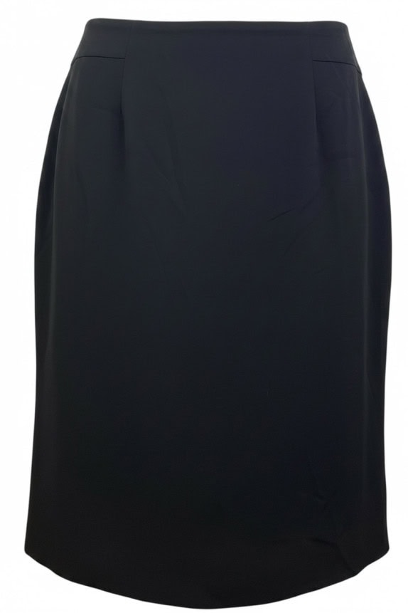 LUISA SPAGNOLI SKIRT MINIMAL BLACK WOMEN PRE OWNED XL