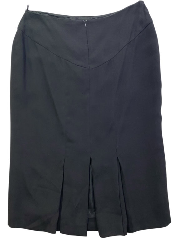 LUISA SPAGNOLI SKIRT MINIMAL BLACK WOMEN PRE OWNED XL