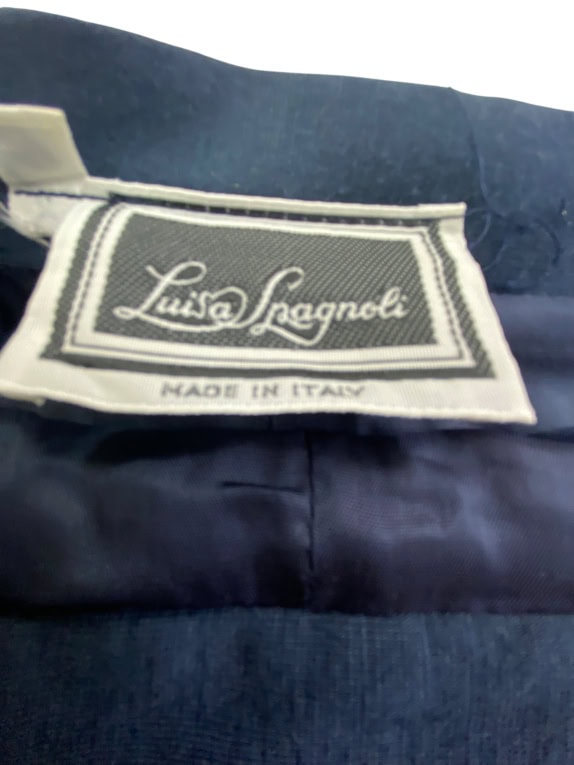 LUISA SPAGNOLI SKIRT BLUE WOMEN'S L