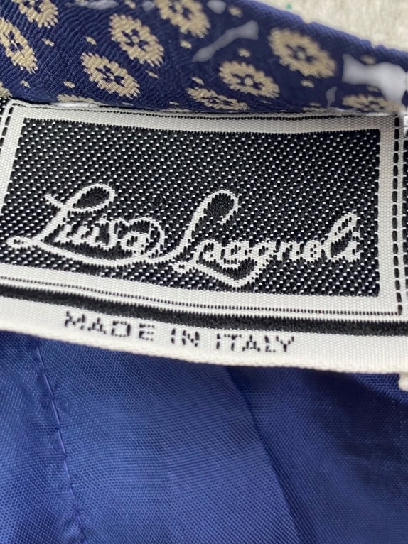 LUISA SPAGNOLI ΦΟΥΣΤΑ RETRO PATTERN ΜΠΛΕ ΓΥΝΑΙΚΕΙΑ M