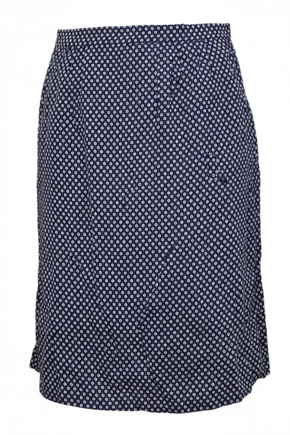 LUISA SPAGNOLI ΦΟΥΣΤΑ RETRO PATTERN ΜΠΛΕ ΓΥΝΑΙΚΕΙΑ M