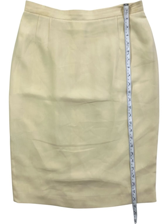 LUISA SPAGNOLI GONNA VINTAGE MADE IN ITALY CREMA DONNA L