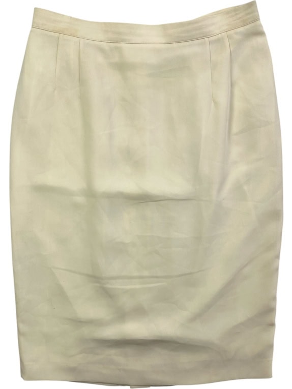 LUISA SPAGNOLI GONNA VINTAGE MADE IN ITALY CREMA DONNA L