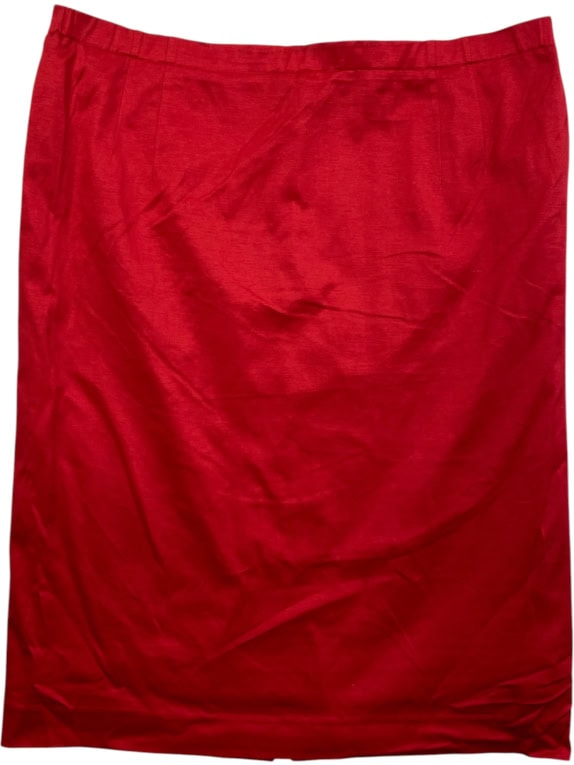 LUISA SPAGNOLI GONNA VINTAGE CON LOGO ROSSA DA DONNA XL