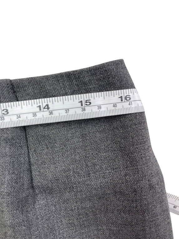 Luisa Spagnoli Grey Skirt with Wool Hem Women’s Size L
