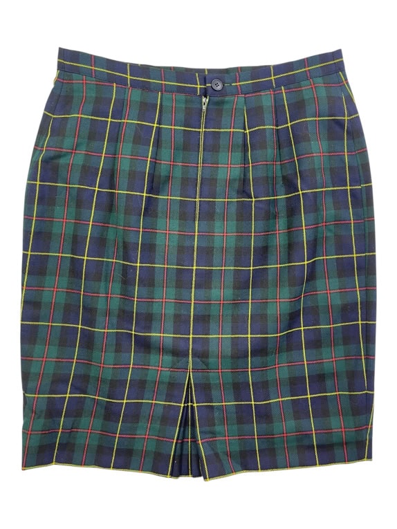 Luisa Spagnoli Plaid Wool Skirt Multicolor Women’s Size L