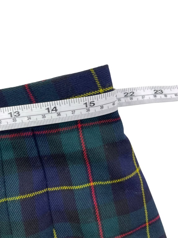 Luisa Spagnoli Plaid Wool Skirt Multicolor Women’s Size L