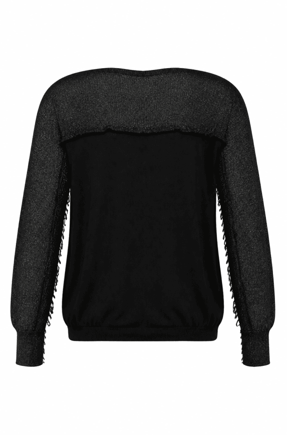 LIUJO MAGLIA LAME ANTRACITE DONNA PRE OWNED M