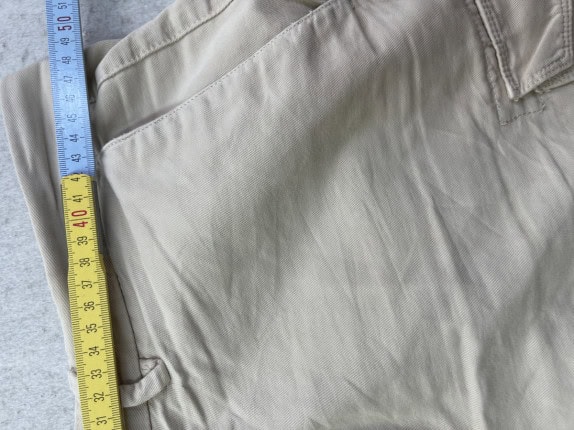 MASSIMO DUTTI CARGO SHORTS ΜΙΝΙΜΑΛ BEIGE ΑΝΤΡΙΚΟ PRE OWNED XL