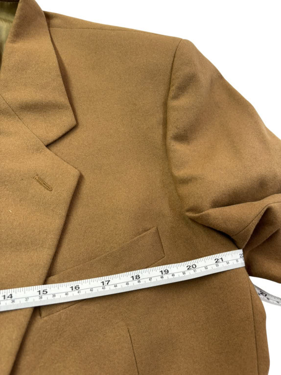 MADE IN ITALY BLAZER CLASSIC CAMEL UOMO PRE OWNED XL