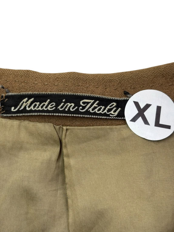 MADE IN ITALY BLAZER CLASSIC CAMEL UOMO PRE OWNED XL