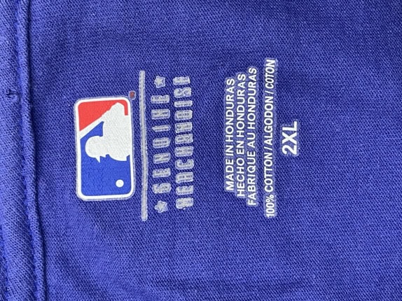 MAJESTIC ATHLETIC GRAPHIC TEE ΜΠΛΕ ΑΝΤΡΙΚΟ PRE OWNED XXL