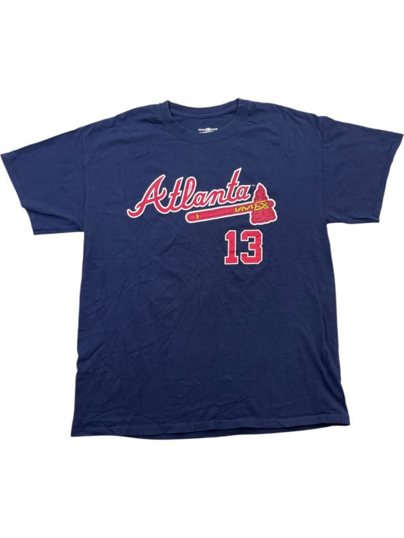 MAJESTIC ATHLETIC GRAPHIC TEE NAVY MEN PRE OWNED XXL