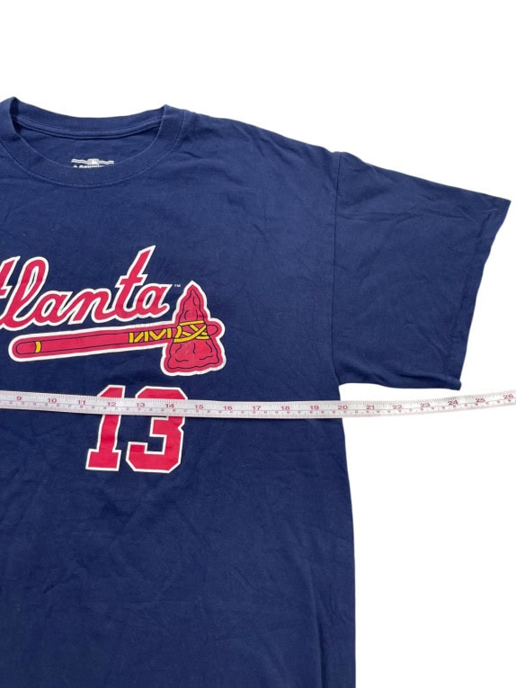 MAJESTIC ATHLETIC GRAPHIC TEE NAVY MEN PRE OWNED XXL