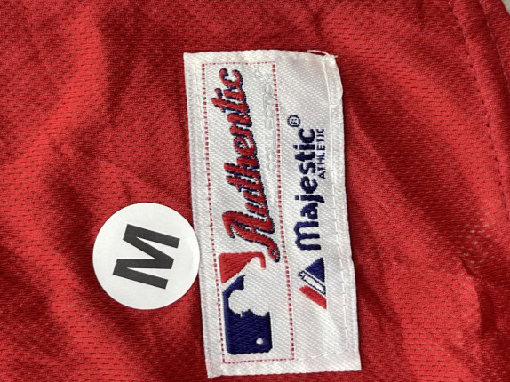 MAJESTIC ATHLETIC MLB GRAPHIC TEE REDS RED MENS PRE OWNED M