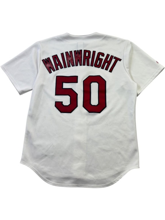 MAJESTIC BASEBALL JERSEY GRAPHIC OFF WHITE ΑΝΤΡΙΚΟ PRE OWNED M