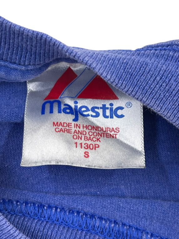 Majestic Brewers T-Shirt Big Logo Blu UNISEX S