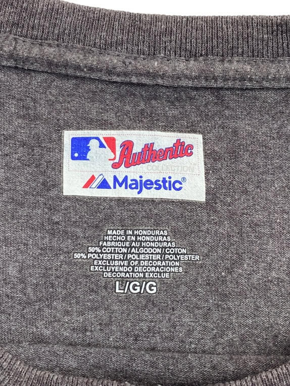 MAJESTIC Chicago Cubs MLB Authentic Collection T-Shirt Logo Γκρι UNISEX L
