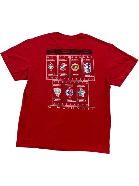 Majestic Cincinnati Reds T-Shirt Big Logo Κόκκινο Unisex L