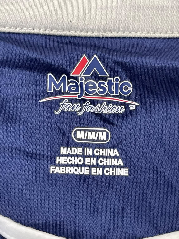 MAJESTIC MAGLIA FOOTBALL AMERICANO SPORTSWEAR NAVY DONNA PRE OWNED M