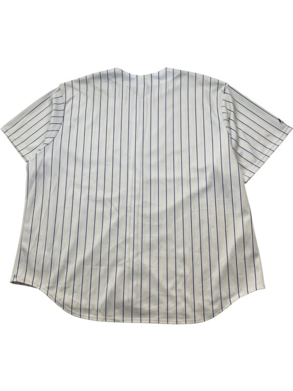 MAJESTIC GENUINE MERCHANDISE BASEBALL JERSEY VINTAGE WHITE MEN PRE OWNED 3XL