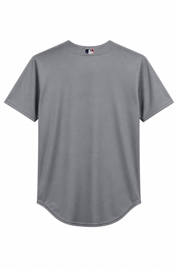 MAJESTIC GRAPHIC BASEBALL JERSEY ΓΚΡΙ ΑΝΤΡΙΚΟ PRE OWNED XS
