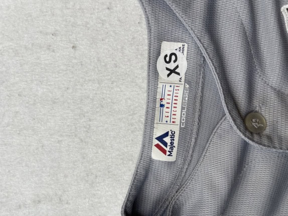 MAJESTIC GRAPHIC BASEBALL JERSEY ΓΚΡΙ ΑΝΤΡΙΚΟ PRE OWNED XS