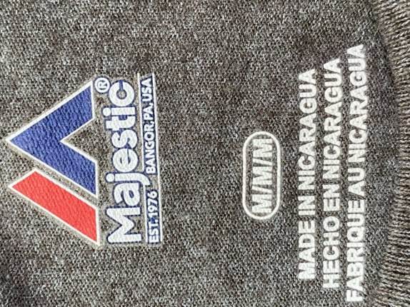 MAJESTIC GRAPHIC TEE NERO UOMO PRE OWNED M